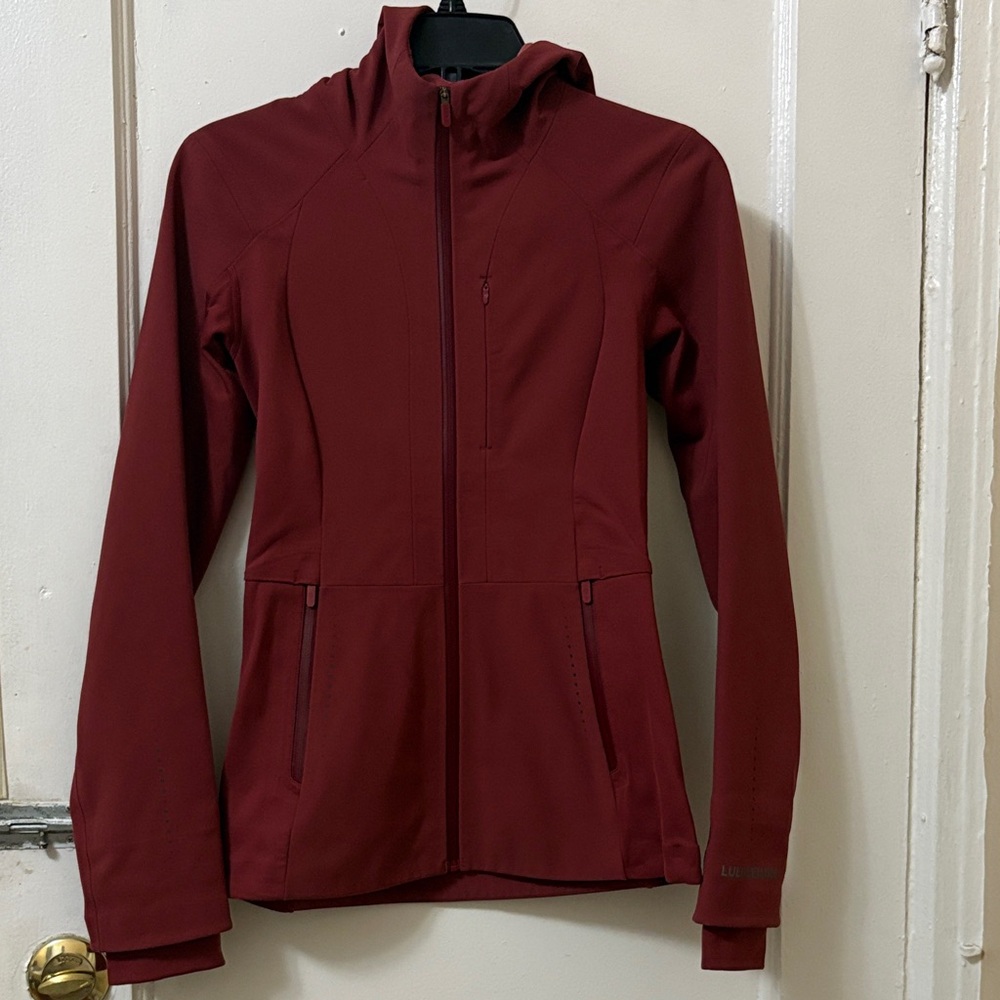Lululemon Athletica Deep Red Hooded  Jacket